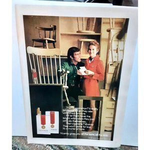 1971 Viceroy Cigarettes All Taste All The Time Vintage Print Ad